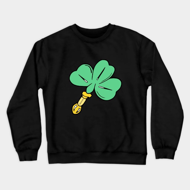 Cool Ireland Shamrock Flag by Milaino Crewneck Sweatshirt by Milaino